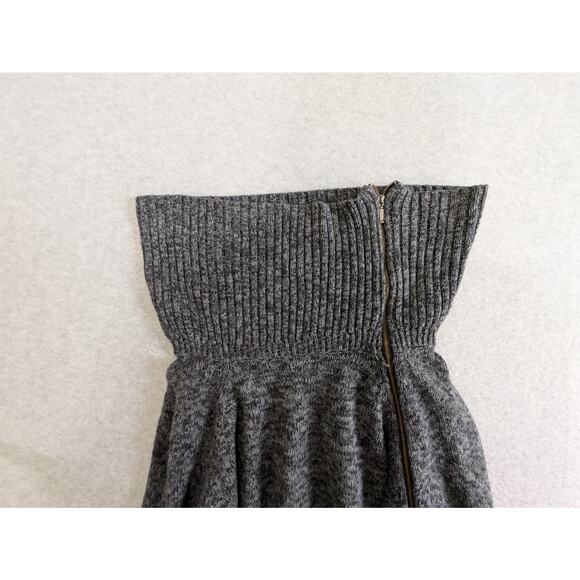 Sejour Sweater Women's 1X Gray‎ High Neck Knitted Zipper Long Sleeves Pullover - Picture 10 of 11